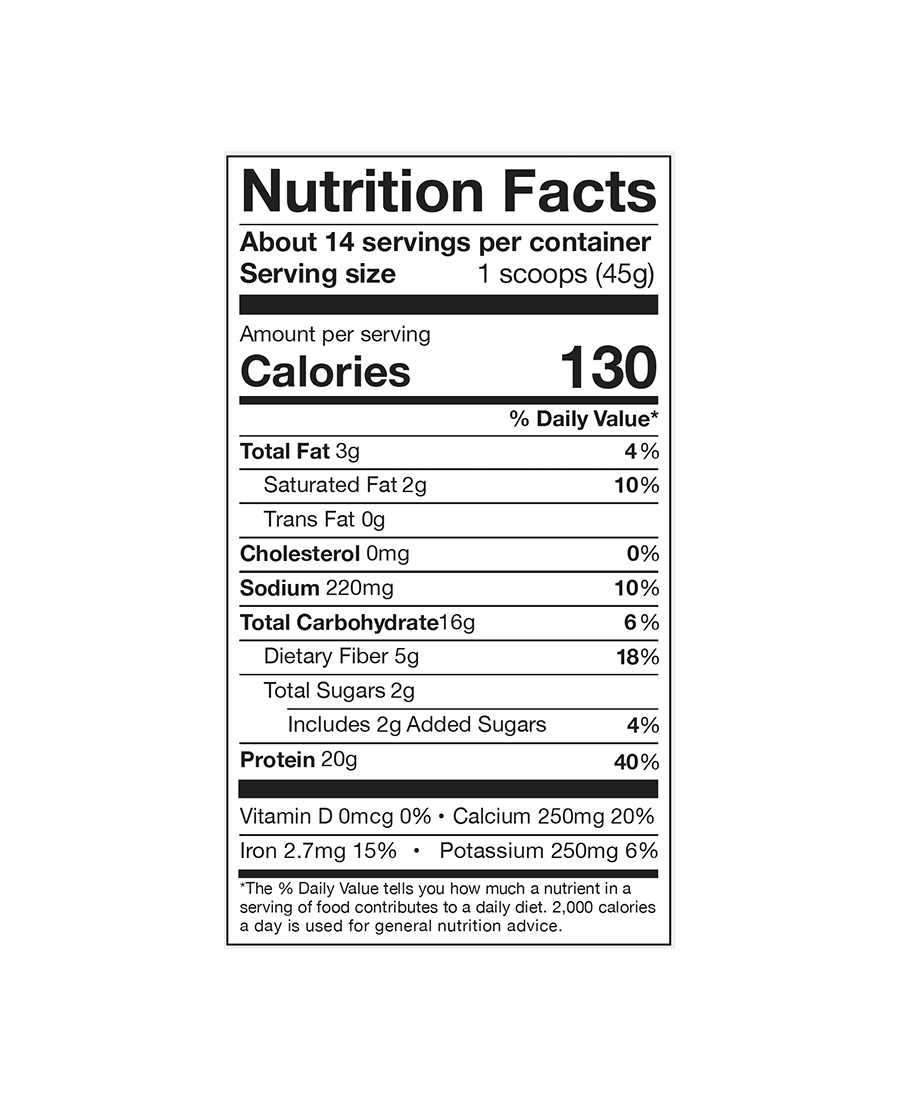 NØRSE CØDE Chocolate Plant Protein Powder