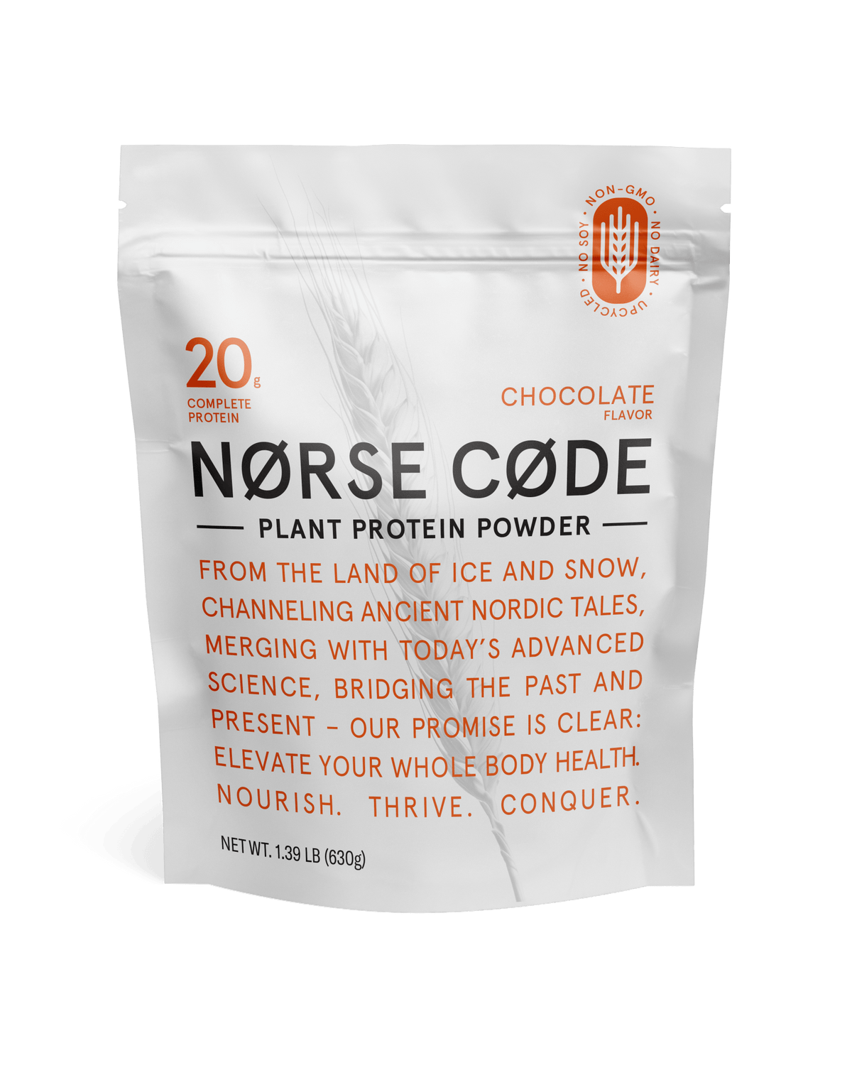 [Subscription] 8 pack NØRSE CØDE Chocolate Plant Protein Powder - NØRSE CØDE